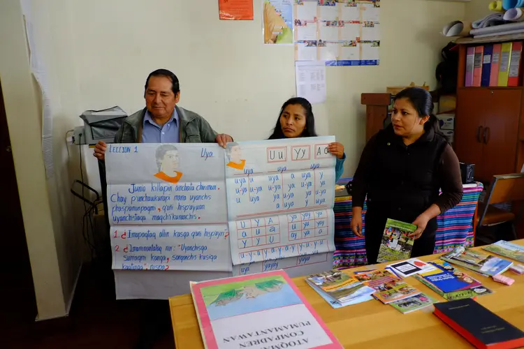 Cesilio, Dina y Noemi